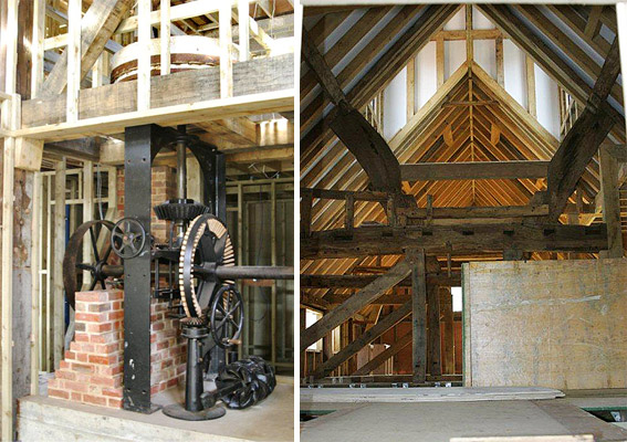 Elspeth Beard Architects - Mill Conversion - construction