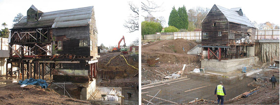 Elspeth Beard Architects - Mill Conversion - construction