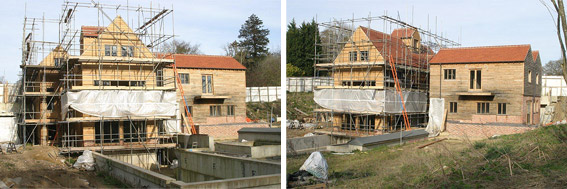Elspeth Beard Architects - Mill Conversion - construction